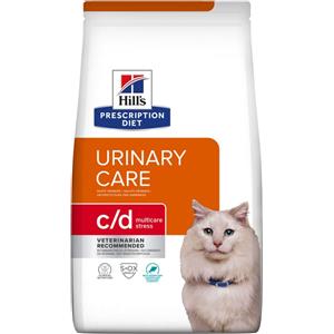 Hill's Prescription Diet c/d Multicare Stress Alimento Secco per Gatti con Pesce Oceanico - 8 kg