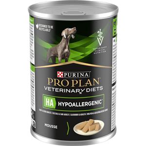 Purina Pro Plan Dieta Veterinaria H.A. Mousse per Cani - 400GR, Ipocalorico e Ipoallergenico