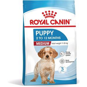Royal Canin Medium Puppy Alimento completo per cuccioli di taglia media Fino a 12 mesi di età 15KG