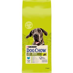 Purina Dog Chow Large Breed Crocchette per Cani Adulti al Tacchino - Sacco da 14 kg