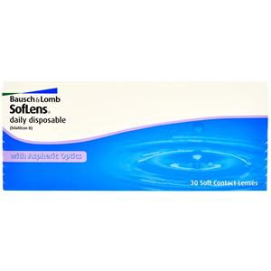 Bausch & Lomb SofLens Daily Disposable - Lenti a Contatto Giornaliere, 30 Lenti, BC 8.6 mm, DIA 14.2 mm, -9.0 Diopt, Tecnologia High Definition Optics