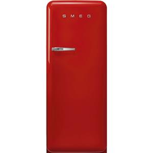 Smeg linea Anni '50 Smeg Frigorifero monoporta con cerniere a destra a libera installazione FAB28RRD5 finitura rosso da 60 cm