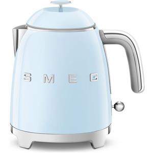 Smeg linea Anni '50 PRONTA CONSEGNA - Smeg Mini bollitore KLF05PBEU finitura azzurro con logo Smeg 3D