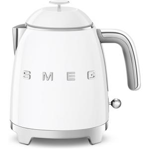 Smeg linea Anni '50 PRONTA CONSEGNA - Smeg Mini bollitore KLF05WHEU finitura bianco con logo Smeg 3D - IN PROMOZIONE FINO AL 21/09