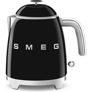 Smeg linea Anni '50 PRONTA CONSEGNA - PROMO MAGGIO - Smeg Mini bollitore KLF05BLEU finitura nero con logo Smeg 3D