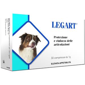 DDFARMA Legart - Integratore Alimentare per Cani e Gatti, 30 Compresse con Glucosamina e Condroitina per la Salute delle Articolazioni