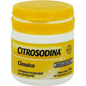 BAYER SpA CITROSODINA CLASSICA 30 COMPRESSE MASTICABILI
