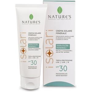 Bios Line Nature's Crema Solare Minerale Viso e Corpo SPF30 100 ml - Ideale per Pelli Sensibili