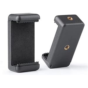Zeadio Supporto per treppiede per smartphone, adattatore per supporto per cellulare, morsetto regolabile per monopiede per selfie stick pour tous les smartphones iPhone et Android