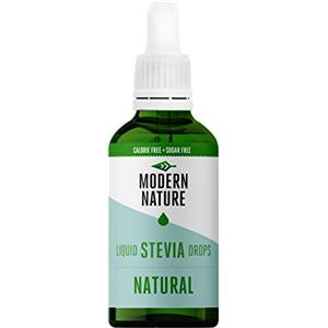 Modern Nature Stevia in Gocce - Non Aromatizzato 100ml | Edulcorante Naturale, Senza Zucchero, Senza Calorie, Keto | Dolcificante Liquido per Caffè | Adatto per Diabetici, No-OGM (C.a 250 dosi)