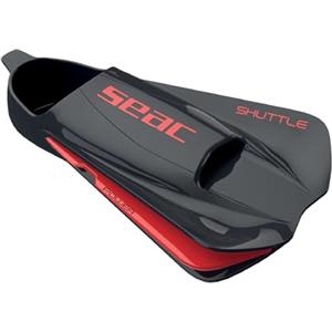 SEAC Shuttle - Pinne Corte da Nuoto 100% Silicone per allenamenti Cardio e di Forza Unisex Adulto