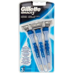 Gillette Mach3 Usa e Getta - 3 Rasoi per una Rasatura Profonda e Confortevole