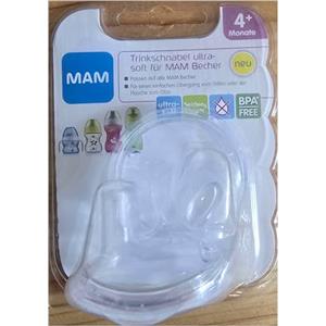 MAM Istruzioni in lingua straniera - MAM Babyartikel, Beccuccio per tazza antigoccia, Bianco (transparent)