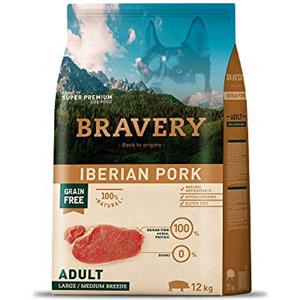 Bravery CROCCHETTE di SUINO IBERICO - Cane Adulto - Taglia m/l 12 kg
