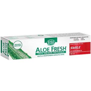 ESI Aloe Fresh Smile - Dentifricio in Gel Sbiancante con Aloe Vera e Alghe Marine, 100 ml