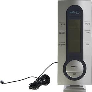 techno line TechnoLine WS 7033 Stazione Meteo, Argento/Blu