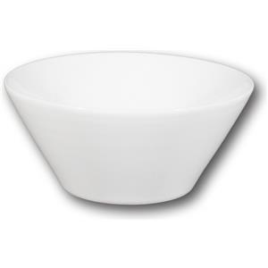 Saturnia Insalatiera Napoli Conica in Porcellana Bianca Ø 24 cm - Design Moderno e Lavabile in Lavastoviglie