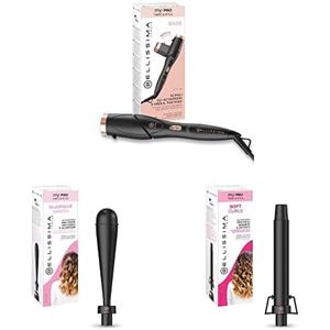 Bellissima Imetec Twist & Style GT22 100, Manico per Styler Arricciacapelli per Onde e Ricci + GT22 140 Accessorio Glamour Waves + GT22 110, Accessorio Soft Curls