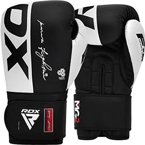 RDX Guantoni da Boxe, Maya Hide Pelle Allenamento Guanti da Sacco per Muay Thai per Sparring, Combattimento, Sacchi Pugilato, MMA, Punzonatura, Kick Boxing Gloves Palestra Uomo Donna 8 10 12 14 16 OZ