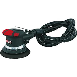 KS Tools 515.1257 - Levigatrice orbitale pneumatica 6, eccentrica 5 mm, levigatura e lucidatura, design ergonomico, riduce le vibrazioni, lucidatrice per auto