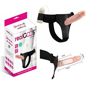 realGOOS® FALLO REALISTICO INDOSSABILE CAVO PER LUI STRAP ON DA UOMO VIBRATORE