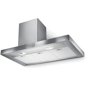 Faber PRONTA CONSEGNA - Faber Cappa a parete STILO SRM SX/SP A90 325.0518.927 finitura acciaio inox da 90 cm - Con camino a sx