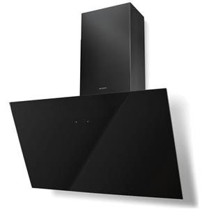 Faber PRONTA CONSEGNA - Faber Cappa a parete TWEET EV8 LED BK A80 330.0529.666 finitura vetro nero da 80 cm