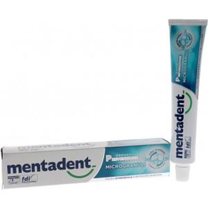 Mentadent Dentifricio Microgranuli 75ml - Protezione Antiplacca con Zinco Antibatterico e Microgranuli