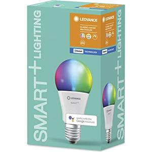 Ledvance Lampada Led Smart+ con Tecnologia Bluetooth, Base E27, Colore della Luce Variabile, 2000-6500K, Colori Rgb Modificabili, Sostituisce Lampadine da 60 W, Controllabili con Google e Alexa