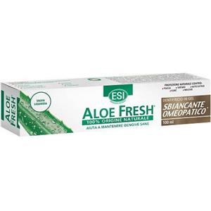 ESI Aloe Fresh - Dentifricio Sbiancante Naturale in Gel Omeopatico con Aloe Vera e Alghe Marine, 100ml