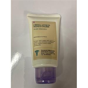 Unifarco Crema Mani Anti-Età con Acido Ialuronico, Olio di Mandorle, Urea e Allantoina - 75 ml