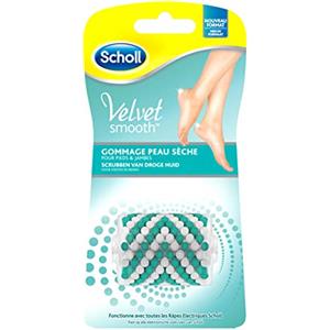 Scholl - Rullo scrub per pelle secca piedi e gambe - Velvet Smooth - La confezione da 2 rotoli