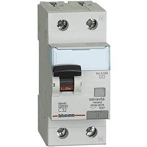 BTicino GA8813AC32 Interruttore Magnetotermico Differenziale, 32 A