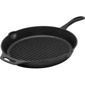 Petromax ' Grill-feuerpfanne', Bistecchiera Unisex-Adulti, Nero, 36 cm