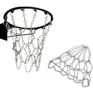 Bssowe Aoser Rete da Basket Resistente - Catena per Canestro da Pallacanestro - Netto di Basket