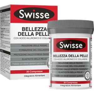 Swisse Bellezza della Pelle - Integratore con Acido Ialuronico e Collagene, 30 Compresse