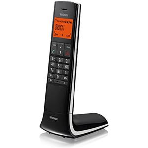 BRONDI Lemure Telefono Cordless, Nero