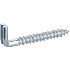 haggiy Gancio a Vite 5,8x50mm, zincato, dritto 25 pezzi