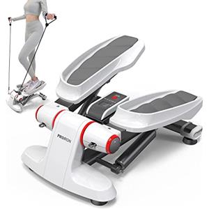 PROIRON Stepper Fitness con Bande di Allenamento e Display Multifunzione - Mini Stepper per l'esercizio di Glutei, Braccia, Gambe, Vita e Fianchi, Peso Massimo Utente 120kg