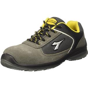 Utility Diadora Blitz Low S1P Src, Scarpe da ginnastica Unisex - Adulto, Grigio Castello, 38 EU