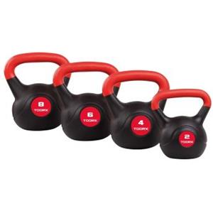 Toorx Kettlebell Krp da 2 kg in PVC - Attrezzo per allenamento muscolare
