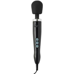 Doxy Die Cast - Vibratore Wand Elegante in Silicone Nero con Potente Motore e Scatola Lussuosa