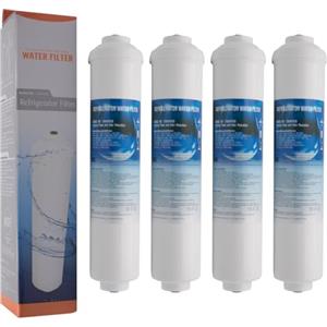 MICROFILTER DA2010CB,DA29-10105J, filtro d'acqua in linea, NSF42 certificato,compatibile con Samsung DA29-10105J,HAFEX/EXP,GE GXRTDR,Whirpool WHKF-IMTO 4738411,LG 5231JA2010A,IceMaker, 4 CONFEZIONI