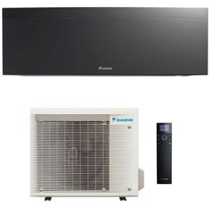 Daikin FTXJ25AB RXJ25A Climatizzatore Mono Split Parete Emura3 Nero Opaco 9000 R-32 WIFI Alexa Google