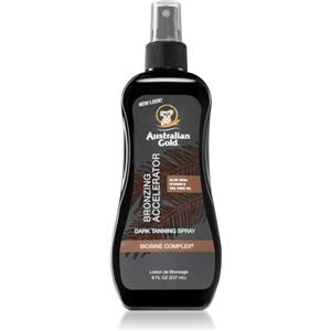 Australian Gold Dark Tanning Spray Gel 237 ml - Acceleratore di Abbronzatura con Biosine Complex e Natural Bronzers