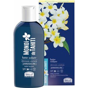 Helan Monoi de Tahiti Latte Solare SPF 30 - Protezione Alta per Pelli Chiarissime e Sensibili, 200 ml
