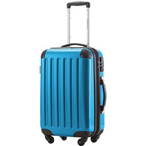 Hauptstadtkoffer - Bagaglio a mano Rigida Alex, Taglia 55 cm, 42 Litri, Colore Blu ciano
