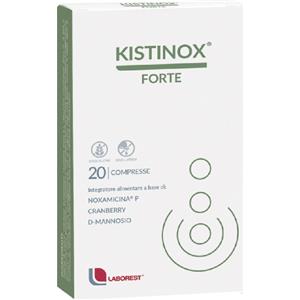 Uriach Kistinox Forte - Integratore per il Benessere delle Vie Urinarie con Cranberry, D-Mannosio e Noxamicina - 20 Compresse