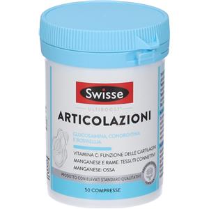 Swisse Articolazioni - Integratore con Glucosamina, Condroitina e Vitamina C per la Salute delle Articolazioni - 50 Compresse