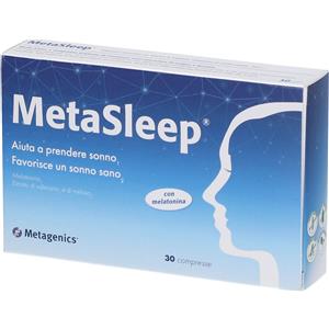 Metagenics MetaSleep - Integratore per il Sonno con Melatonina e Estratti Vegetali - 30 Compresse